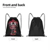 custom Guns N Roses Bullet Logo Drawstring Backpack Bags Women Lightweight Heavy Metal Gym Sports Sackpack Sacks for Shop x34D#