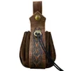 Portez quotidien steampunk soot-coussin Sac à courroie médiévale sac nordique portable sac à bands de taille viking style imperméable sac de taille h2lh #