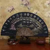 Figurine decorative Confezione regalo con ventaglio cinese Confezione per amici Calligrafia portatile dipinta a mano di paesaggio e pittura pieghevole