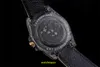 2024Diw Custom edition Men's Watch Shanghai CAL.3186 Movement diameter 40mm thickness 12.4mm nanotechnology all carbon fiber case artificial fiber braided belt