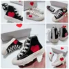 Big Big Kids Knit Play for Girl Boys Love Canvas Running Shoes Designer Youth Kids Kids Bianco Bianco Bianco Black Sneaker Casual Sneakers Tod Converity Luhj