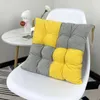 Kussen Billen Comfort Colorblock Vierkante stoel Gewatteerd Verdikt Antislip voor thuiskantoor Keuken Patio Sofa Decor Zacht