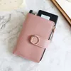 new Short Women Wallets Fi Simple Cute Small Female Wallets PU Leather Card Holder Women's Purse u4gh#