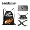Futebol Fogo Futebol Cordão Mochila Mulheres Homens Ginásio Esporte Sackpack Dobrável Shop Bag Sack 08K8 #