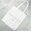 1 PC Jungkook Kpop Golden Album Pattern Sac Tote Canvas Sac à bandoulière pour voyager Daily Commute Sac de boutique réutilisable pour femmes BES F0QR #