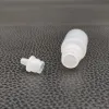 Słoiki 100pcs 5 ml białe plastikowe butelki z kroplami płytki krople do oczu butelka dla większości płynów