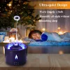 Volcano Fire Flame Air Humidificateur Aroma Diffuseur Huile essentielle avec télécommande MELLETES POUR LA MAIS