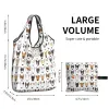 fi Stampa Multi Bull Ripetizione Tote Shop Borse Shopper portatile Spalla Amante del cane Borsa Bull Terrier Z9VA #