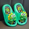 Детские тапочки для мальчиков и девочек, весенне-летние милые сандалии с 3D рисунком из мультфильма, нескользящие домашние сандалии для купания 240322