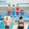 Einstellbarer Schwimmtraining Widerstand elastischer Gürtel Set Schwimmtraining Band für Pool Widerstandsgürtel