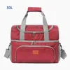 30l Large Insulated Cooler Bag Food Drink Thermal Picnic Lunch Bag Double Layer Cooling Box Cam BBQ Family Outdoor Activity h2dW#