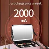 2024 New Smart LED Makeup Bag With Mirror With Compartments Waterproof PU Leather Travel Cosmetic Case For Women g3rp#