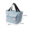 Ny termisk isolerad lunchväska för kvinnors solida färg stora lunchlåda på matpicknickpåsar med märke bärbara matväskor t7jc#