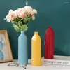 Mugs Nordic Vases Decor Modern Ceramic Flower Vase Decoration Rustic Home Living Room For Bedroom Desktop