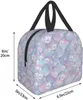 Sac à lunch isolé Scale de sirène Ocean Scale pour femmes Boîte à lunch thermique fuite pour les filles Sac plus frais réutilisable Bento Tote Bag C8ty # #