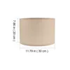 Lampes de table lampe abat-jour abat-jour couverture tambour abat-jour lumière mur lustre plafond remplacement sol tissu rétro clip