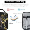Isolierte Lunchbag Mord Dres TV -Serie Produkt Horror Carto Food Box Ins Style Kühler Thermal -Lunchbox für Outdoor W4nd#