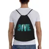 custom Dive Drawstring Bags Men Women Lightweight Scuba Diving Sports Gym Storage Backpack j6Zy#