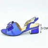 Dress Shoes Ladies Shoe Matching Lace Bag Wedding And Friend Party Sandals Italian Bags Set With Appliques Luxury