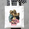 Maman Maman Mère Imprimer Rayé S Sweet Shopper Sacs à main Fi Sacs à bandoulière Sacs Casual Shop Filles Femmes Sac fourre-tout z3dI #