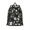 Lunar padrão mochila eclipse kawaii mochilas menino menina diariamente durável sacos de escola alta personalizado presente natal 17z3 #