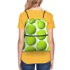 tennis Ball 2 Drawstring Bags Backpacks Shoe Bag Female Bag Children's Bag Backpack Storage e7VE#