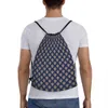 Fleur personnalisée Fleur de Lis Sac à cordon Men des femmes Fér-de-Lis Lily Fr Sports Gym Strange Rangement ROTACLE R1K9 #