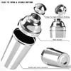 Cocktail Shaker 60 oz Stainless Steel Professional Martini Shaker Large Drink Shaker with Strainer for Bartending Bartender 240325