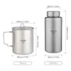 Tomshoo 1L bouteille étanche monocouche Sport bouteille d'eau 750 ml Pot tasse ultraléger Camping en plein air Drinkware fournitures 240322