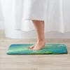 Tapis paysage mignon dessin animé paillasson tapis tapis tapis pied bain polyester absorbant entrée cuisine chambre lavable