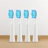 Brosse à dents têtes de brosse à dents de la brosse de remplacement de la brosse de remplacement sonore ajustement pour sg515 / sg551 / sg958 / sg910 / e2 / e4 / e9 avec buses de poils fanés