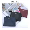 customed Initial Letters Genuine Pebble Leather Ladies Mini Zipper Coin Purse Men's Wallet Card Holder Portable Coin Bag I1xs#