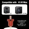För Creativity K1 / K1 Max Hotend Kit Ceramic Heat Block Munstycke 300 ° C Extruder Hög hastighet för Creativity Ender 3 V3 Ke Hotend