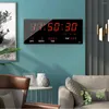 Bordklockor LED Digital Clock Electronic Alarm Temperatur Kalender Display Home Living Room Office Classroom Decor