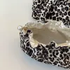 Ins Khaki White Leopard stor kapacitet Makeup Case Fi Multifuncti Portable Cosmetic Organizers Travel Wing Storage Bag N8K7#