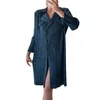 Miyake – chemisiers plissés pour femmes, chemise à simple boutonnage, couleur unie, manteau décontracté, coupe-vent en Denim, Design à la mode, été 2024