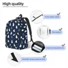 Leuke Pinguïn Patroon Rugzak Vrouwen Leuke Carto Zachte Rugzakken Kerstcadeau Kawaii Hoge Schooltassen Trekking Aangepaste Rugzak 17Uj #