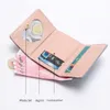 women PU Wallet Carto Bear Pattern Zipper Purse Multi Card Slots Large Capacity Female Wallet For Daliy Life Shop 10SJ#