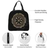 viking Nordic Celtic Symbol Print Thermal Lunch Bags for Women Men Insulated Lunch Box Bento Bag for Beach School Work Office 25qd#