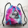 Niestandardowy plecak podróżny dla kobiet psychodeliczny grzyb mandala drukowana sznurka Portable Portable Eco Buty torby szkolne torby 56tc#