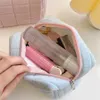 Kawaii Plush Travel Cosmetic Lipstick Brush Storage Bag toalettetri Kit Kvinnor Söt makeup Handväskor Organiser Pouch Pouch Pencil Case Bags Z68G#