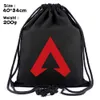 drawstring Bags Anime APEX Sans Canvas Student Toriel Backpack Women Fi Cosmetic Ctainer Casual Beach Bag Shoes Pouch l6Lb#