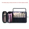 Cosmetic Bags Travel Organizer Makeup Brushes Fold Tools Rolling Women Brush Bag