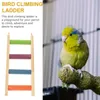 Andra fågelförsörjningar stege papegoja hamster näbb kvarn trimmer konsol klättring leksak