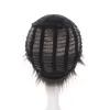 Wigs ccutoo 30cm mannen kort zwart grijs mix synthetische pruik yuri !!!On Ice Otabek Altin Slickedback Cosplay Wig
