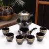 Ensembles de thé ensemble de théière en céramique tasse à thé filtre de cérémonie chinois 6 personnes