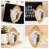 Frames 3 Pcs Po Frame Vintage Golden Family Picture European Style Bulk For Display Resin Small Mini