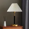 Tischlampen kreativer Falten Schreibtisch Lampe Home Dekoration Licht EU Retro Wohnzimmer Schlafzimmer El Nacht Lichter Touch Switch