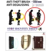 Schlatum Men skórzany portfel Fi Short Zipper RFID torebki Nowy styl Multifuncti Credit Card Busin Holder G70D#