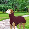 Abbigliamento per cani Lurcher Whippet Vestiti per animali domestici Levriero artificiale in pile Quotidiano Casual Caldo Outdoor Walking Collo alto Collo solido Cappotto invernale